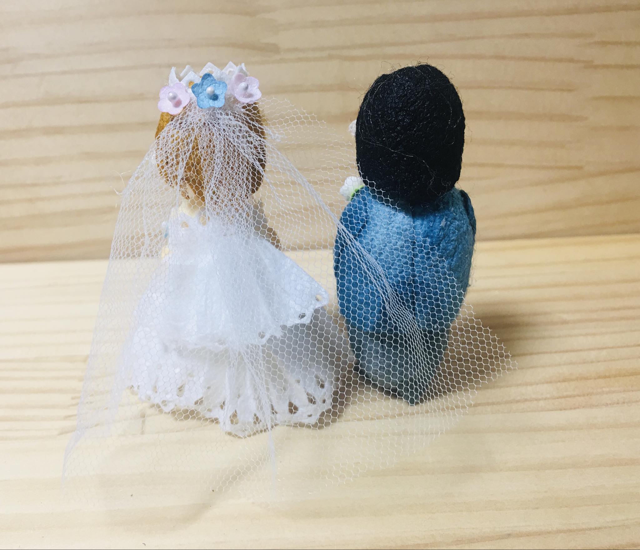 宇宙で結婚式繭細工(後)